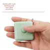 Cinta Métrica Cuadrada Mini Auto-Bloqueante 1.5m, Regla Medidora de Cuerpo Retráctil para Costura y Fitness, Cinta de Tela Portátil para Cintura Cadera Busto