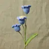 Ramo de Flores de Crocus de Lana Tejido y Ganchillo Accesorios Regalo del Día de la Madre Accesorios de Flores Artificiales Transfronterizos Temporada de Graduación