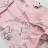 Tela de algodón rayón tela de algodón y seda amigable con la piel tela de algodón y seda ropa de dormir de verano tela de algodón rayón estampada venta de liquidación