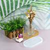 Molde de Resina DIY Bandeja Oval Retangular Molde de Silicone Superfície Espelhada Ornamento de Armazenamento Transfronteiriço