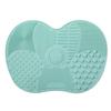 Nueva pequeña almohadilla de silicona para fregar con ventosa limpiador almohadilla de limpieza herramienta de belleza maquillaje almohadilla para pinceles de maquillaje multicolor opcional