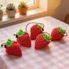 Bolsa de Compras Creativa de Fresa, Bolsa Portátil de Fresa para Uso Doméstico, Bolsa Plegable, Bolsa de Almacenamiento de Mano con Forma de Fruta