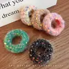 Coleção de Scrunchies Tendência, Alta Elasticidade, Suave com o Cabelo, Elásticos de Cabelo Espessos para Mulheres, Acessórios de Cabelo Simples e Versáteis