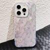 Funda de Teléfono de Verano Más Vendida Transfronteriza, Funda de Teléfono iPhone 17 Pro de Gasa de Plumas Transparente IMD Super Brillante, Directo del Fabricante
