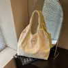 Bolsa de ombro casual simples transfronteiriça, bolsa de ombro versátil para o verão, adequada para viagens, lazer, trabalho e deslocamento, bolsa de mão para mulheres