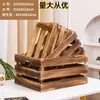 Cajas de Almacenamiento de Madera Maciza al por Mayor, Cajas Decorativas de Madera Vintage, Cajas con Marco de Madera, Cajas de Madera para Exhibición en Supermercados, Cajas de Madera Largas