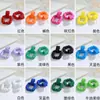 Pendientes colgantes de verano geométricos japoneses y coreanos color macarrón simples moda Red Social clip para la oreja pendientes de diseño personalizado