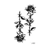 Pegatinas de tatuaje herbales impermeables duraderas patrón de simulación semipermanentes no reflectantes pegatinas de tatuaje de jugo para hombres y mujeres