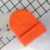 Gorro de Punto para Bebé, Gorro para Clima Frío, Gorro de Lana Infantil para Otoño e Invierno, 3-8 Años, Dobladillo Enrollado, Transfronterizo