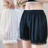 Shorts de Segurança de Renda Jk para Mulheres, Estilo Fino de Verão, Calças Pumpkin Anti-Exposição, Leggings Soltas na Parte Interna, Shorts de Segurança Que Podem Ser Usados Fora