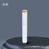 Encendedor alargado personalizado y creativo, portátil, recargable, con colores degradados, mini carga USB, metal y diseño a prueba de viento