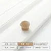 Mango de Agujero Único de Madera Maciza Minimalista Nórdico Color Madera Natural Hongo Agujero Único Redondo Puerta de Gabinete Armario Cajón Mango Pequeño