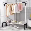 Fábrica de tendedero de piso para interiores para el hogar perchero de interior para ropa perchero de dormitorio simple estante de almacenamiento para balcón para secar ropa