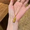 Estilo Igual ao Livro Vermelho Estilo Igual ao de Wei Xue Sino Vajra Pingente Pixiu Novo Item de Combinação da Moda Colar Luxo Acessível