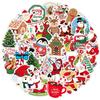 50 Adesivos de Natal, Adesivos para Bagagem, Adesivos para Caderno, À Prova d'água, Fofos, Planejador DIY, Edição Limitada de Natal