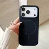 Capa de Celular Magnética Fosca Cor Pura Casual Adequada para Celular Apple 16 Iphone17Pro Max Silicone Líquido 14/15