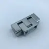 HL029-3 dobradiça cromo brilhante, dobradiça de liga de zinco para armário elétrico, dobradiça para caixa de distribuição, dobradiça para gabinete de chassi