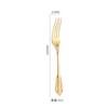 Cross-border 410 aço inoxidável faca e garfo colher espessado alta qualidade bife faca e garfo Golden Court vintage relevo estilo ocidental utensílios de mesa