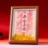Coisas boas acontecem: Enfeite Porta-Retrato Dragão Rosa, navegação tranquila, decoração de casa estilo chinês, decoração auspiciosa para mesa, presente