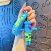 Llavero de Fondo de Bikini Creativo Pez Feo Residente Lindo Dibujo Animado Muñeco Divertido Colgante para Mochila de Estudiante Pequeño Regalo