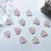 Yiwu nueva joyería para uñas color tinta triángulo estrellado rosa joyería para uñas accesorios para uñas luminosos