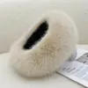 Sombrero de Punta Abierta Peludo Banda de Sombrero de Piel Sintética de Zorro Cálido Engrosado Sombrero de Punta Abierta sin Visera de Piel Sintética para Mujer Invierno