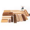 Base de Calendario de Madera Maciza Base para Tarjetas de Escritorio Base de Calendario de Madera Soporte para Tarjetas Postales Acrílico
