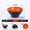 Tazones pequeños de plástico de melamina tamaño A5, aptos para uso comercial en comedores, tazones para sopa, restaurantes de hot pot, tazones para salsas para mojar, tazones para avena y restaurantes de comida rápida; estos cuencos están diseñados para imitar la apariencia de la porcelana
