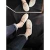 Versión de Piel de Oveja Súper Suave ~ Mismo Estilo que Grape Ma, Zapatos Planos de Ballet de Cuero Genuino, Superficie Suave, Zapatos Mary Jane Planos Versátiles de Correa Única