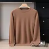 Suéter de Cachemir 100% para Hombre con Cuello en V Otoño/Invierno 2025 Nuevo Top de Punto Casual Capa Base Suéter de Cachemir