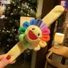 Pulsera de Anillo a Presión de Peluche de Dibujos Animados para Año Nuevo, Lindo Regalo Navideño para Niños, Dulce Muñeca Pulsera para Niñas