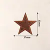 Parche Bordado de Estrella de Cinco Puntas con Lentejuelas de Colores Parche Bordado de Lentejuelas Autoadhesivo Accesorios de Ropa DIY Venta al por Mayor
