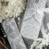 Papel de Ácido Sulfúrico Momo Tira Larga con Líneas Prensadas Papel de Material, Serie de Esquinas de Papel Blanco Liso, Papel de Fondo para Diario Vintage