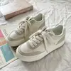 Zapatillas Rojas Retro Populares de Primavera y Verano para Mujer, Zapatos Casuales Versátiles de Lona, Zapatos Blancos Chic de Diseño Nicho Estilo Hong Kong