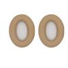 Para auriculares Dr./Bose QC25 QC15 AE2 QC35 funda de cuero funda de esponja orejeras beige algodón