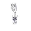 3 perforaciones clip para ombligo sin perforar mariposa gota de aceite forma de corazón circonita anillo para el ombligo Europa y Estados Unidos comercio electrónico transfronterizo en stock al por mayor