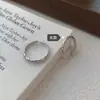 Anillos de Pareja de Plata Pura 999 para Hombres y Mujeres, Anillos Lisos de Nicho, Anillos Abiertos de Estilo Lujoso Accesible, Regalos de Moda y Personalizados para el Día de San Valentín Chino
