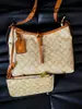 Popular Bolso de Hombro para Mujer de Contraste de Color de Gran Capacidad para Viajes Diarios 2025 Otoño e Invierno Nuevo Retro Europeo y Americano Estampado Tote Envío Directo
