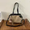Elegante bolso tote estilo coreano para mujer, nuevo modelo 2026, gran capacidad, chic y lujoso, diseño de patchwork, bolso de hombro y bolso de axila