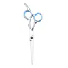 Tijeras de Belleza Transfronterizas Tijeras para Aseo de Mascotas Tijeras de Peluquería Herramientas Set de Punta Curva para Recorte de Pelo de Perro Tijeras de Diente Plano Suministros para el Cuidado del Cabello