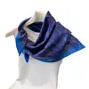 Pañuelo Cuadrado Pequeño de Algodón Puro Estilo Bosque Blanco Floral, Pañuelo de Seda Estampado de Alta Gama, Pañuelo para la Cabeza, Chal, Bufanda para el Cuello, Pañuelo Profesional para el Cuello para Mujer, Bufanda