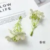 Pacote de Materiais Coloridos Simulados Flor de Hortênsia Margarida com 4 Pétalas Acessórios para Fazer Adereços de Cabeça Grampos de Cabelo Props para Fotografia em Casa