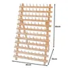 Estante de Carretes de Madera, Hilo de Coser Plegable, Hilo de Cera, Estante de Almacenamiento de Carretes de Hilo, Estante de Carretes de Hilo de Madera Transfronterizo, Estante para Pelucas