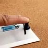 Alfinetes de Madeira Coloridos em Caixa para Quadro de Cortiça Decoração de Parede de Fotos, Tachinhas Criativas e Fofas para Fixar Fotos