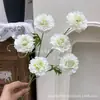 Simulação de jardim Monet branco, material para flores de auditório de casamento, plantio de flores de casamento, arte de flores Mori, chumbo de estrada, flores decorativas