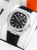 Moda Negocios Clásico Douyin Transmisión en Vivo Popular Reloj Nautilus Correa de Silicona para Hombre Reloj de Cuarzo Impermeable