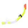Equipo de buceo nuevo para adultos aparato de respiración para natación suministros de snorkel exportación tubo de respiración semi-seco de goma venta al por mayor