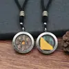 Pingente Chaveiro Amuleto Thangka do Deus da Riqueza de Cinco Vias Zhao Gongming para Riqueza, Colar Unissex, Moeda Antiga Daoista de Latão Produto Cultural