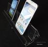 Acrílico transparente Mobile Phone Rack Digital Mobile Phone Tablet Modelo Suporte Única Camada Display Suporte Longo Telefone Móvel