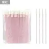 Pincel de Labios Hueco de Varilla de Cristal Desechable Pincel de Labial Portátil Pincel para Brillo de Labios Pincel de Maquillaje para Limpieza de Tatuaje de Pestañas